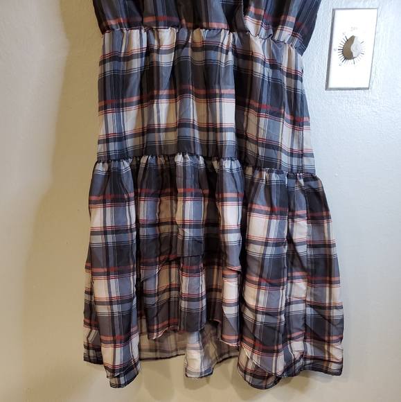 ALI & JAY PLAID CAPPED SLEEVE DRESS - Picture 7 of 8